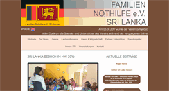 Desktop Screenshot of familien-nothilfe-srilanka.de